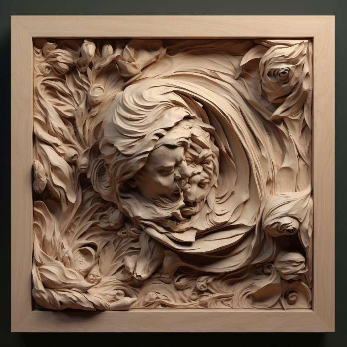 نموذج ثلاثي الأبعاد لآلة CNC 3D Art 